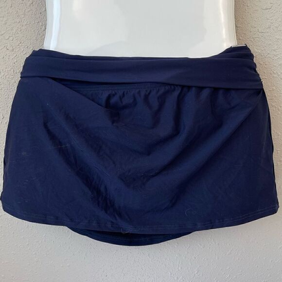 NWT DKNY Navy Blue Swim Skirt Size XS - Picture 1 of 4